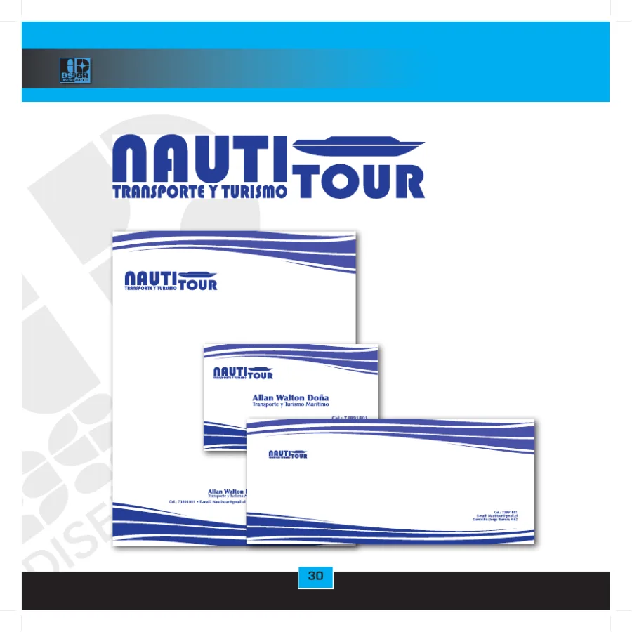 Identidad corporativa — transporte y turismo