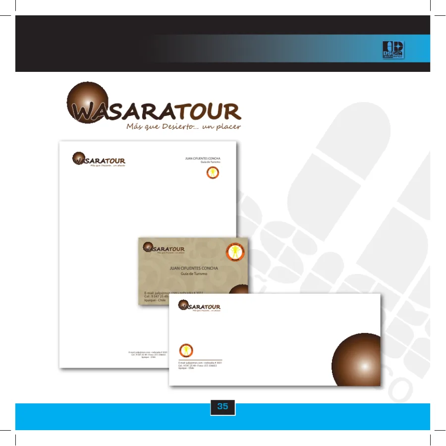 Identidad corporativa — turismo desierto